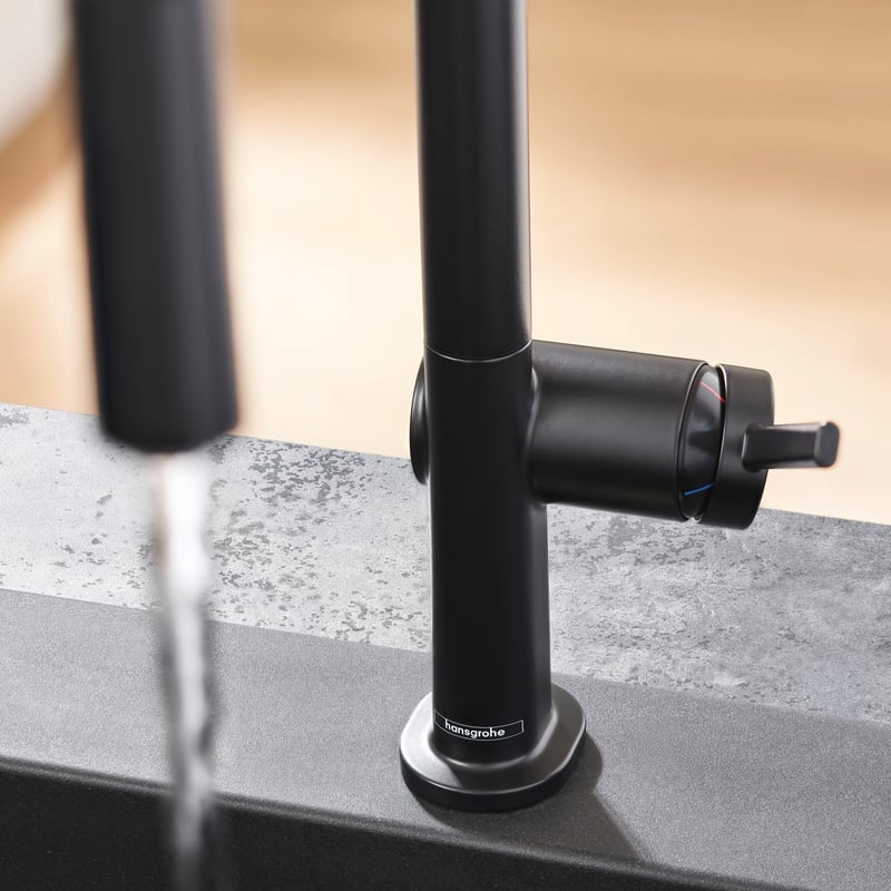 Vòi rửa bát Hansgrohe M54 Talis màu đen mờ | 72800670