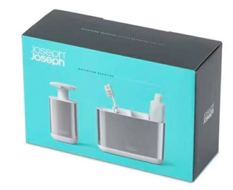 Set hộp đựng bàn chải và xà phòng Joseph Joseph Bathroom Beauties 70551 (70532+70531)