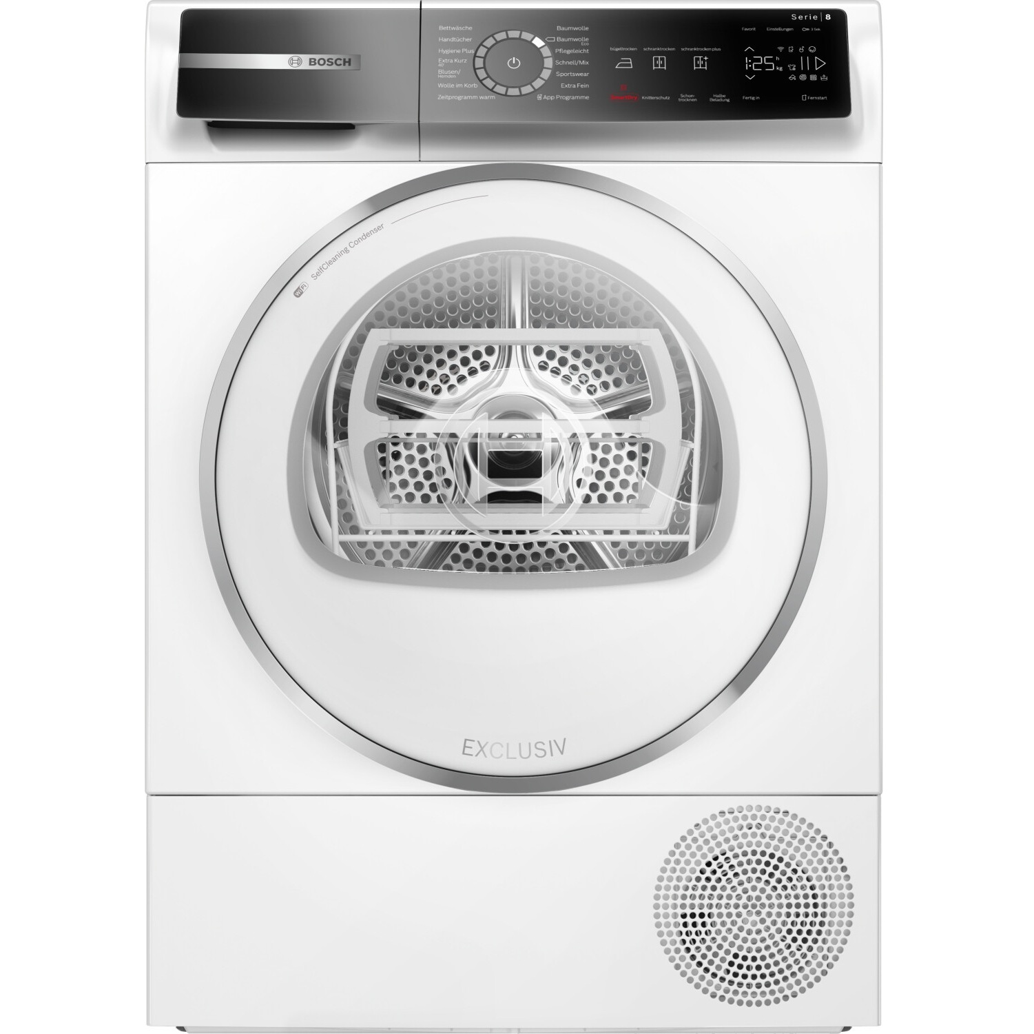 Máy sấy quần áo Bosch Series 8 9kg, sấy thông minh | WQB245B90
