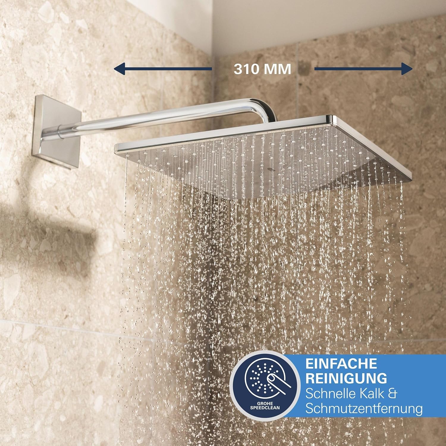 Sen tắm âm tường Grohe Precision 310 Cube | 34879000