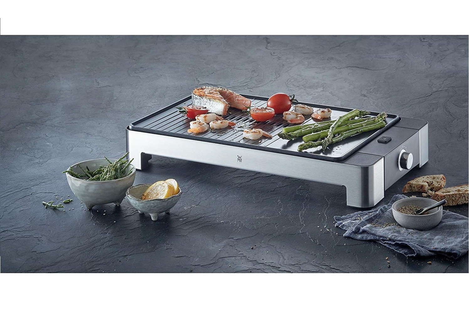 Bếp nướng điện WMF Lono Tischgrill Flach & Gerippt | 61.3024.5145