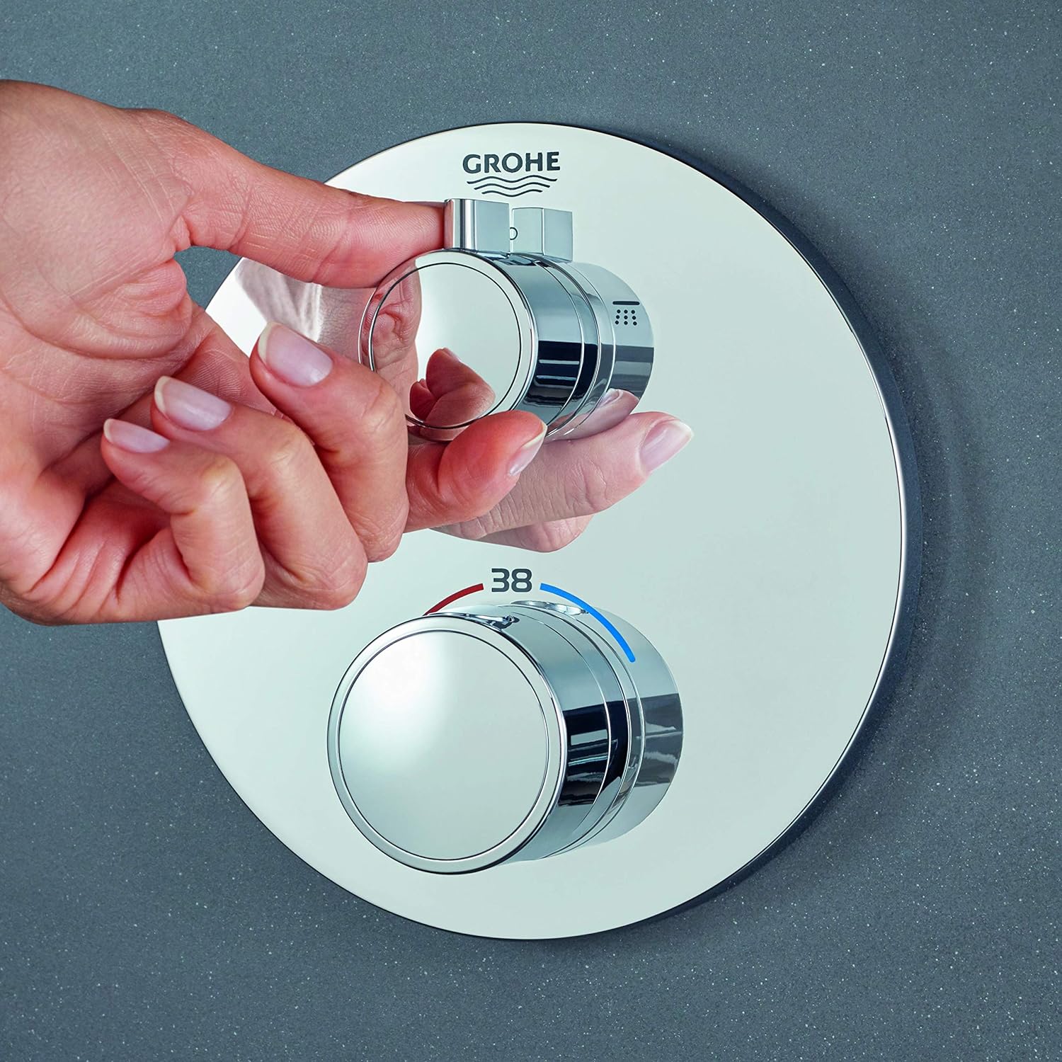 Mặt nạ bộ trộn sen tắm âm tường Grohe | 24076000