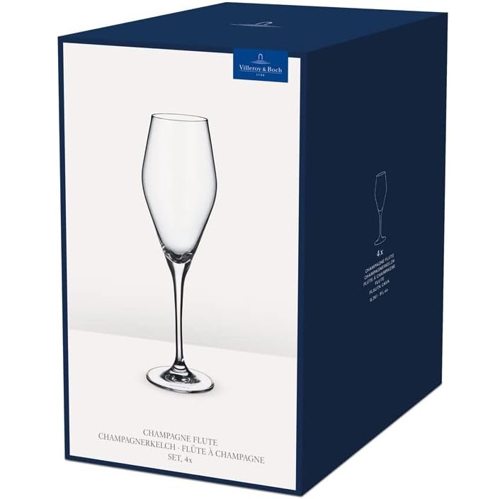 Bộ 4 ly Champagne Villeroy & Boch La Divina 260 ml | 11-3667-8131