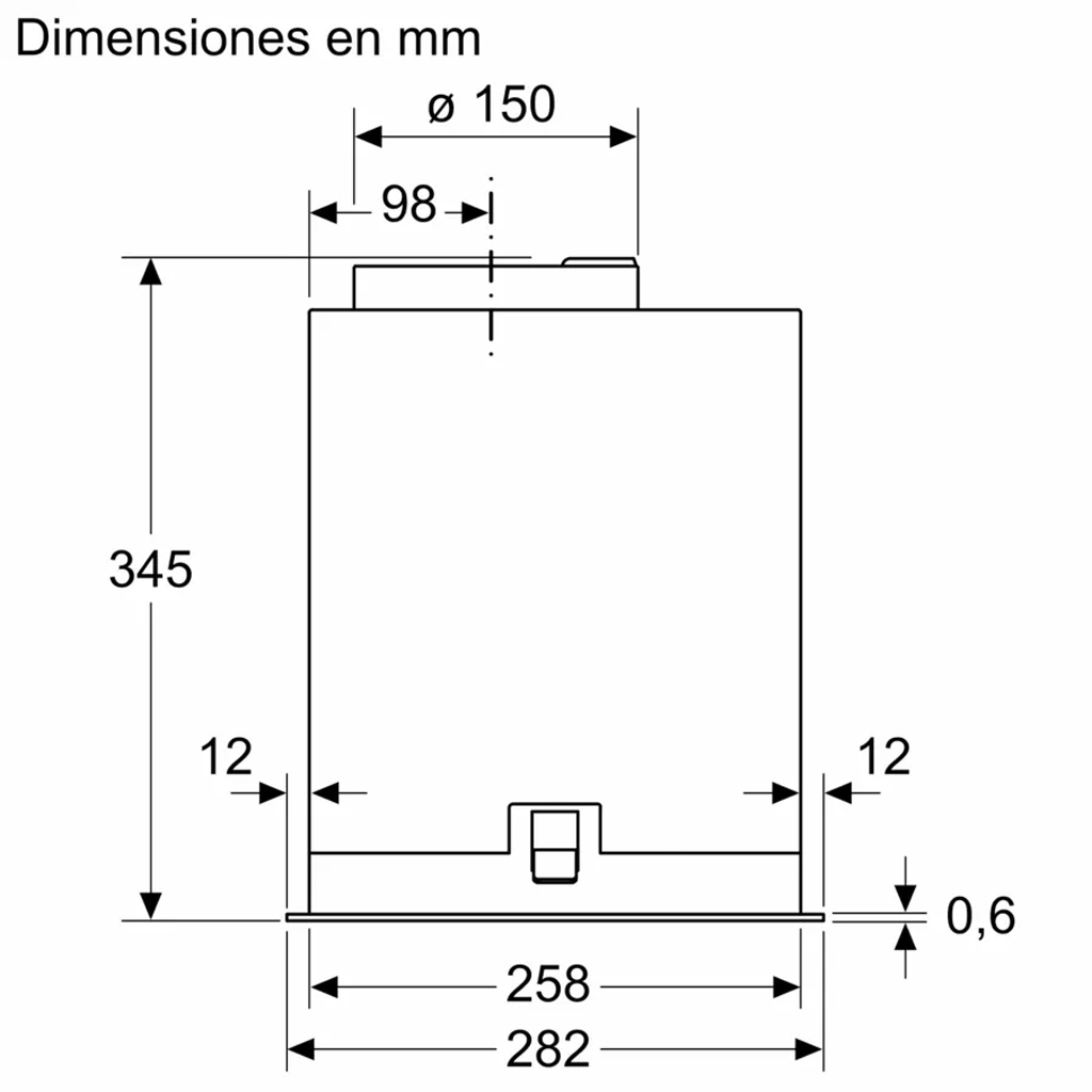 Hút mùi âm tủ Bosch Series 8 | DLN88PC60