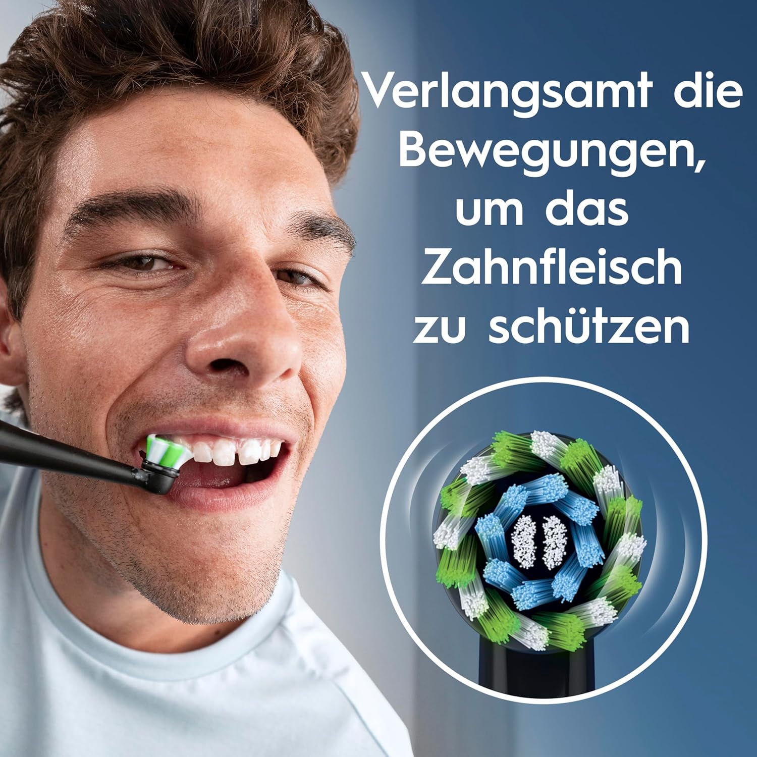Bàn Chải Đánh Răng Điện Oral-B kèm 3 đầu bàn chải | Pro 1 SIOC
