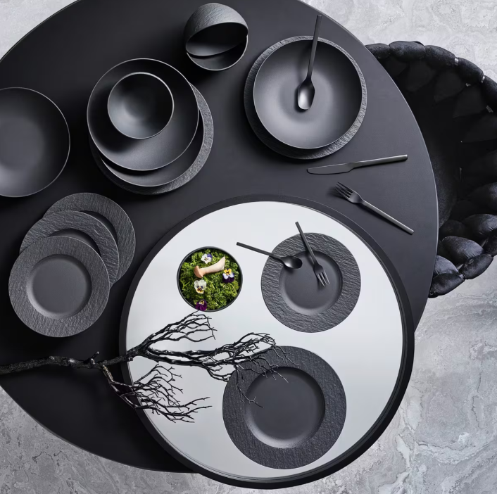 Set bát đĩa Villeroy Boch Manufacture Rock 16 món