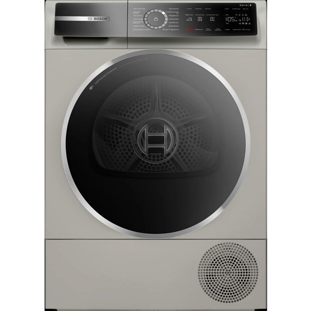 Máy sấy bơm nhiệt Bosch 9kg Series 8 | WQB246CX0