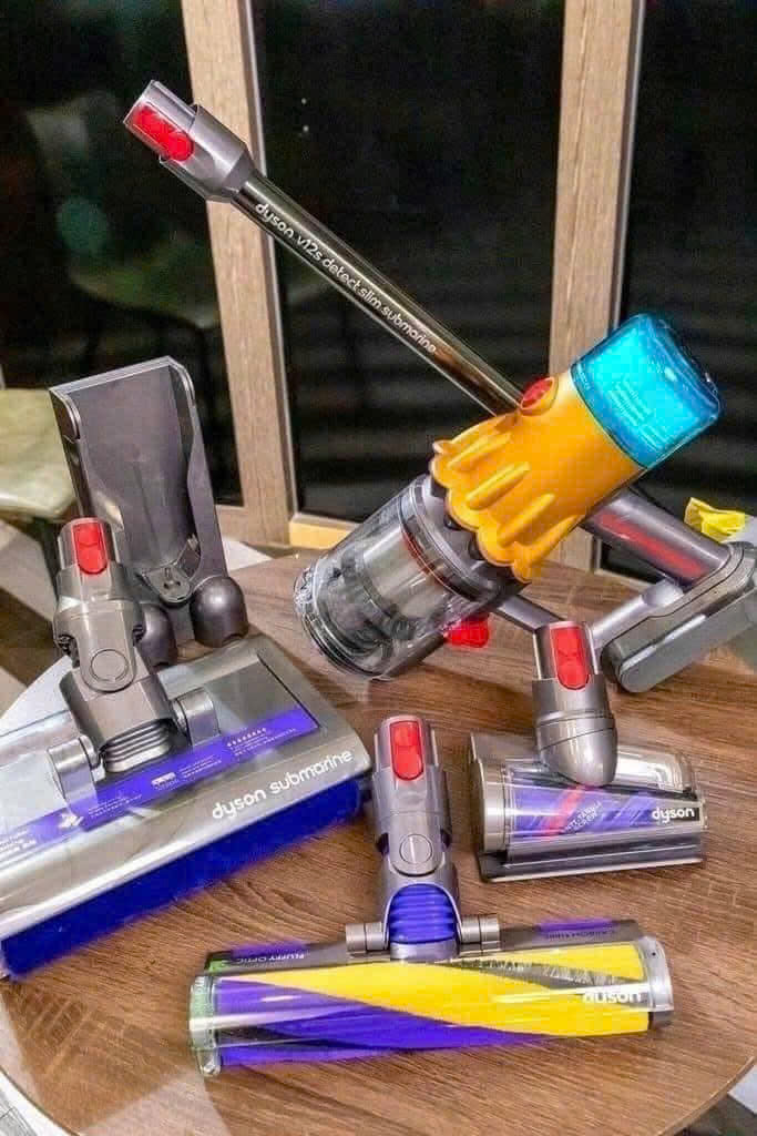 Hút bụi lau nhà không dây Dyson Detect Slim Submarine kèm Dock sạc | V12S