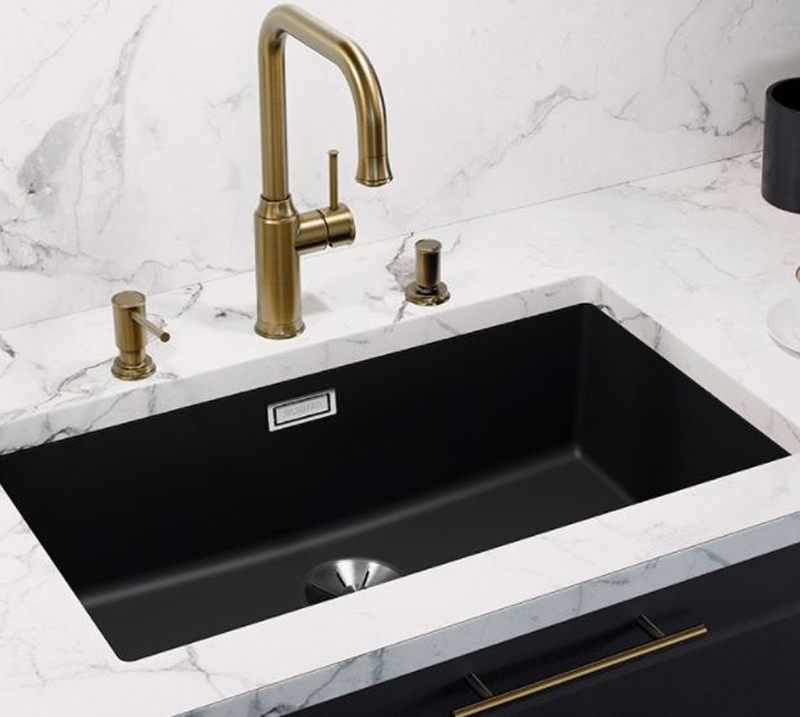 Chậu rửa bát Blanco Subline 700U màu đen | 526001