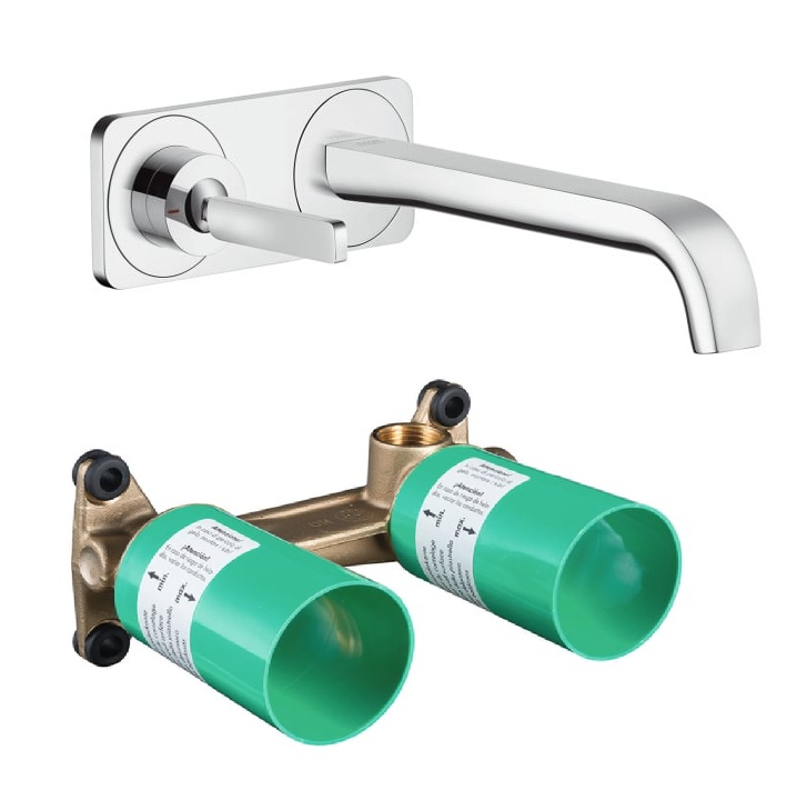 Vòi lavabo âm tường AXOR Citterio E | 36114000+13623180