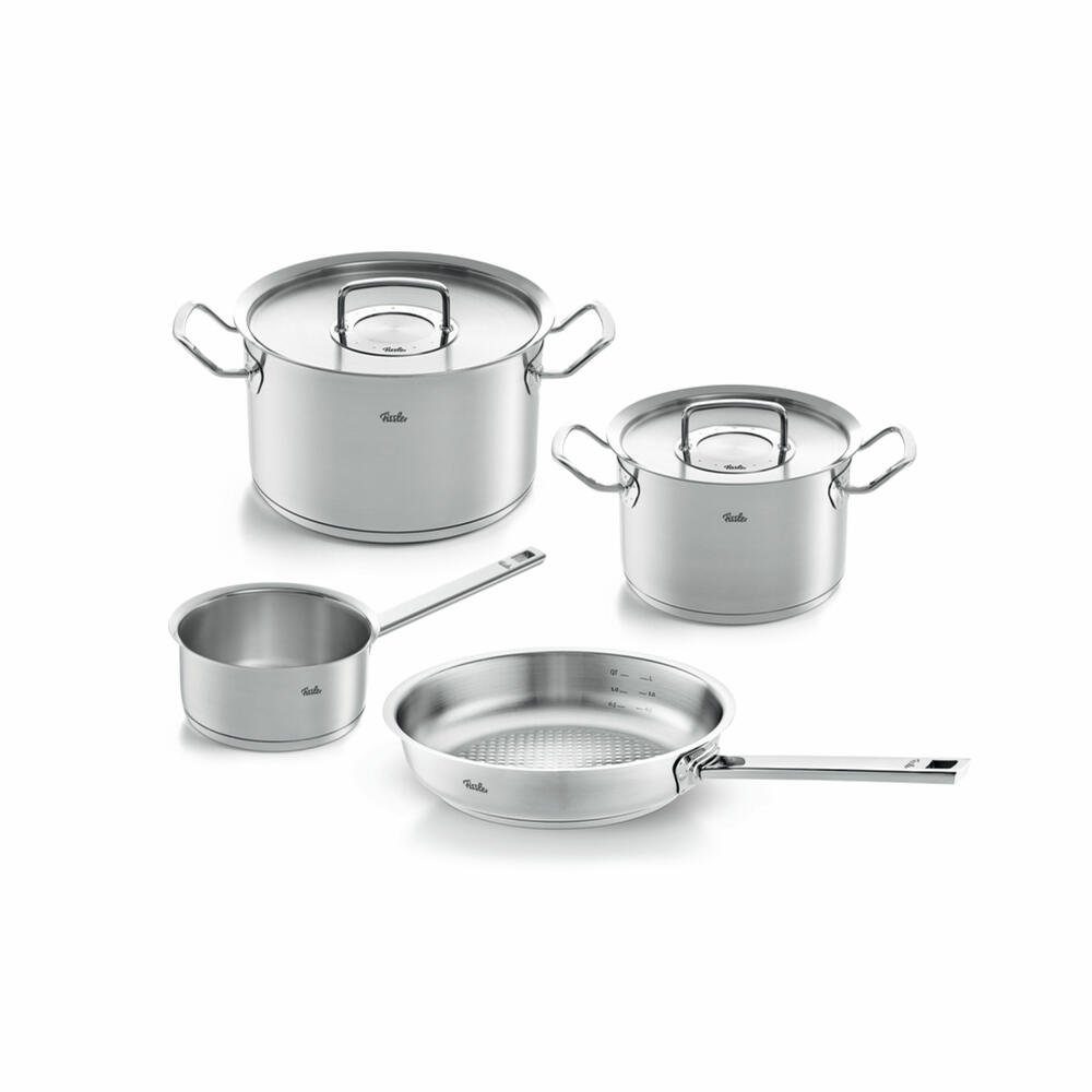 Bộ nồi 4 món Fissler Original Profi Collection vung thép, chảo 24 cm Made in Germany | 084.378.04.000