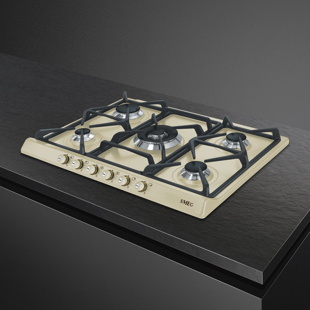 Bếp gas âm tủ SMEG Cortina | SR775PO