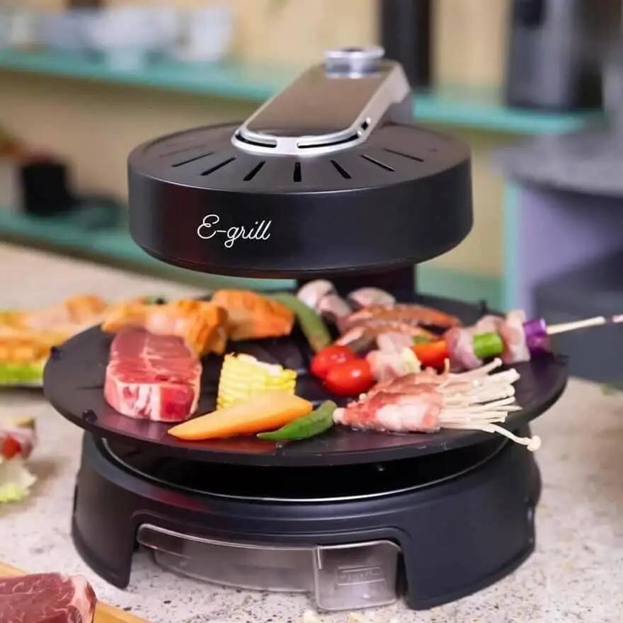 Bếp nướng không khói Egrill màu đen (bản điện tử) | E-18925