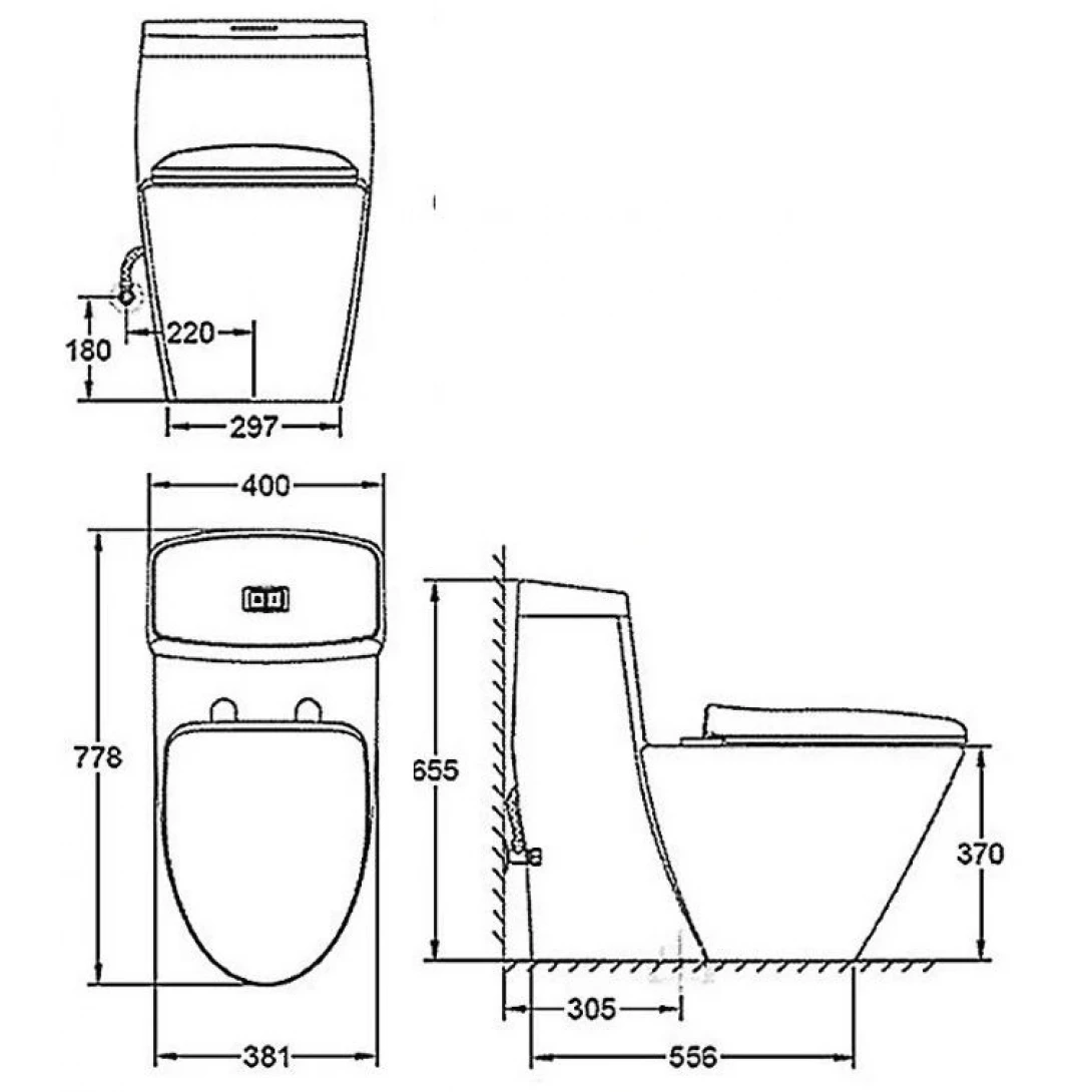 Bồn cầu một khối Grohe Projectline | 39316000