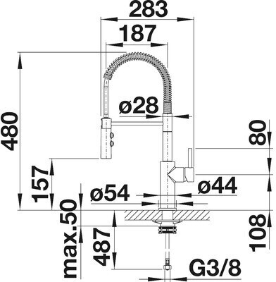 Vòi rửa bát Blanco Catris-S | 521476