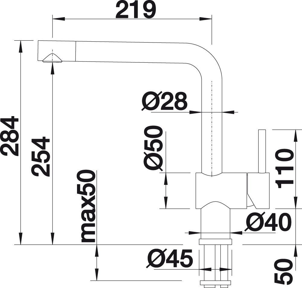 Vòi rửa bát Blanco Linus Silgranit | 516698
