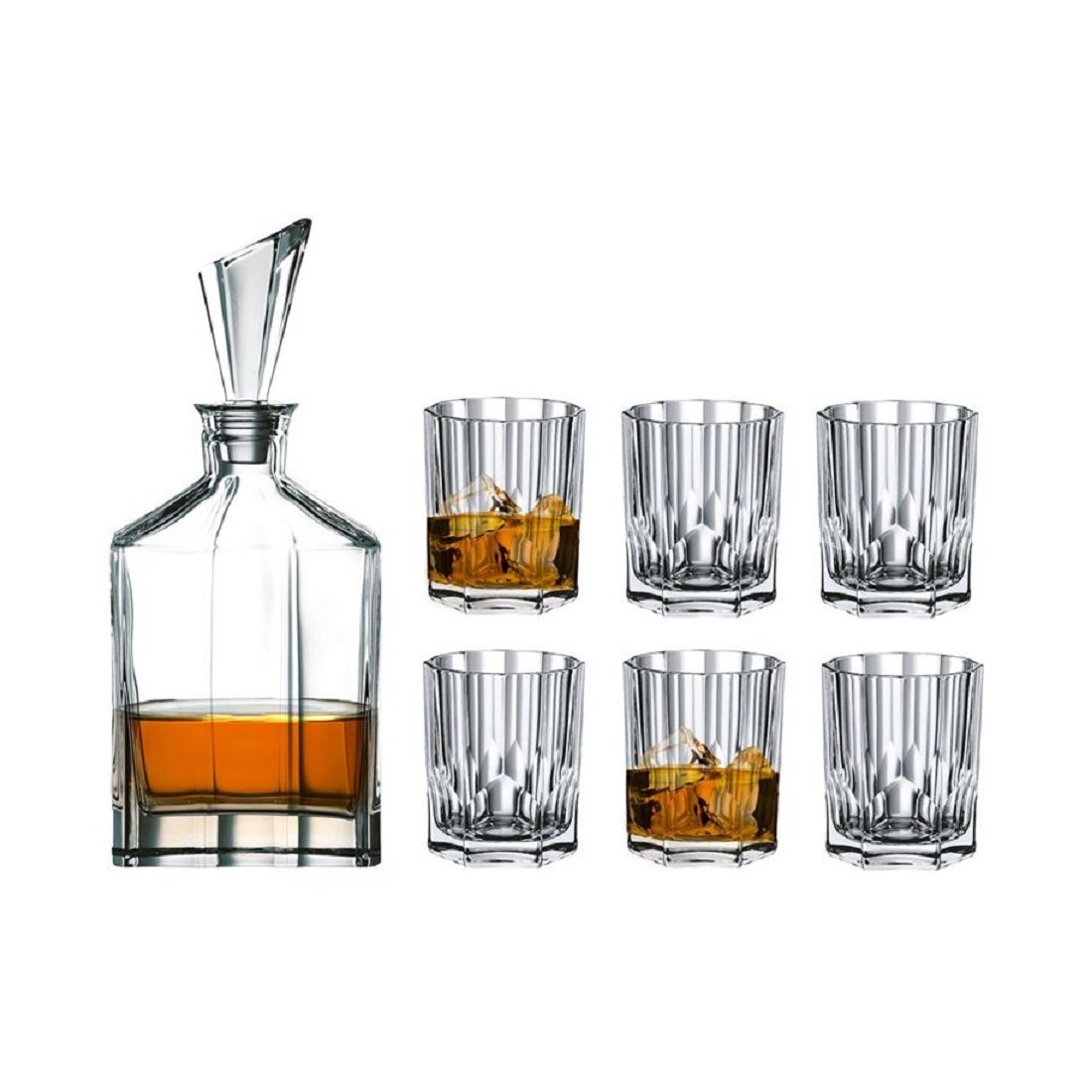 Bộ cốc và bình rượu pha lê Nachtmann ASPEN