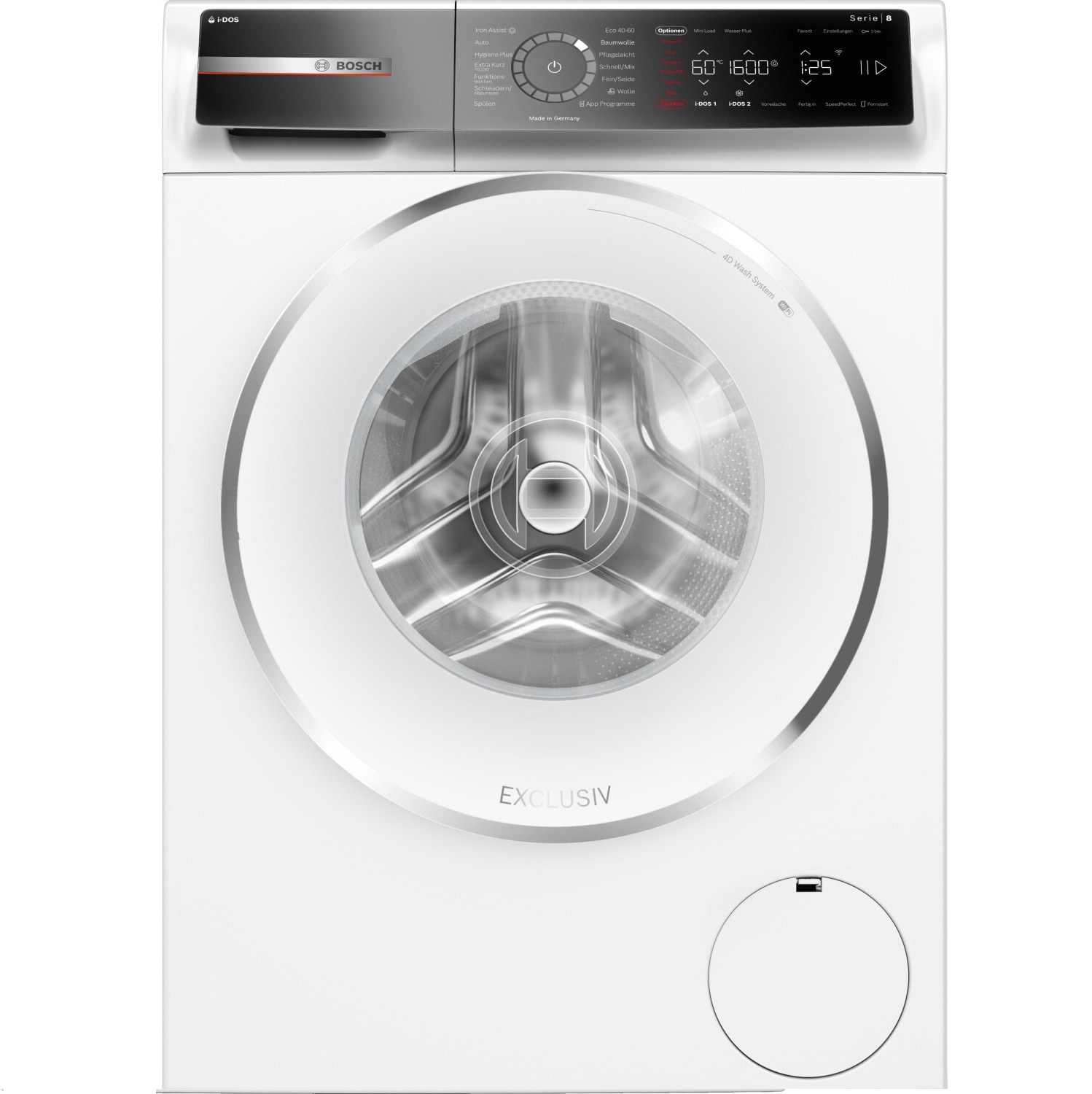 Máy giặt chống nhăn Bosch 10kg Serie 8 | WGB256A90