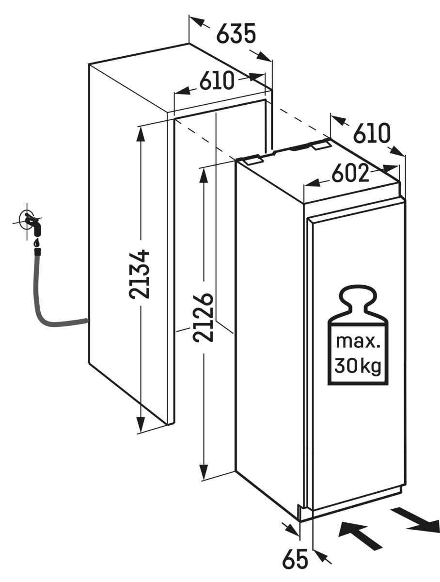 Tủ đông âm Liebherr Monolith | EFNh 9671
