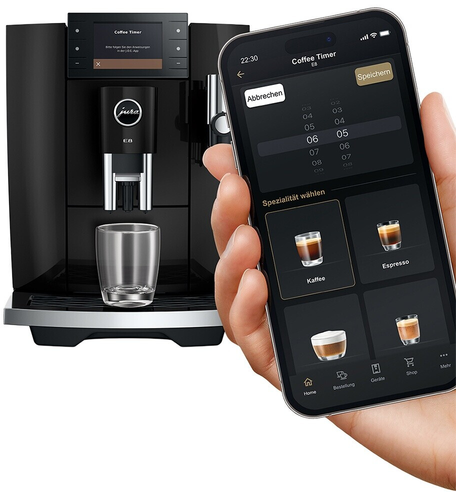 Máy pha cafe tự động JURA E8 Piano Black (ED) | 15745