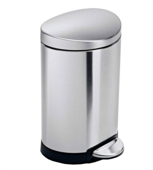 Thùng rác đạp chân Simplehuman CW1834CB 6L màu inox