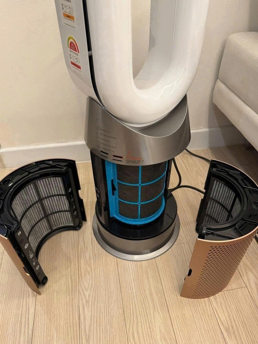 Máy lọc không khí Dyson Purifier Hot+Cool HP2 De-NOx | HP12