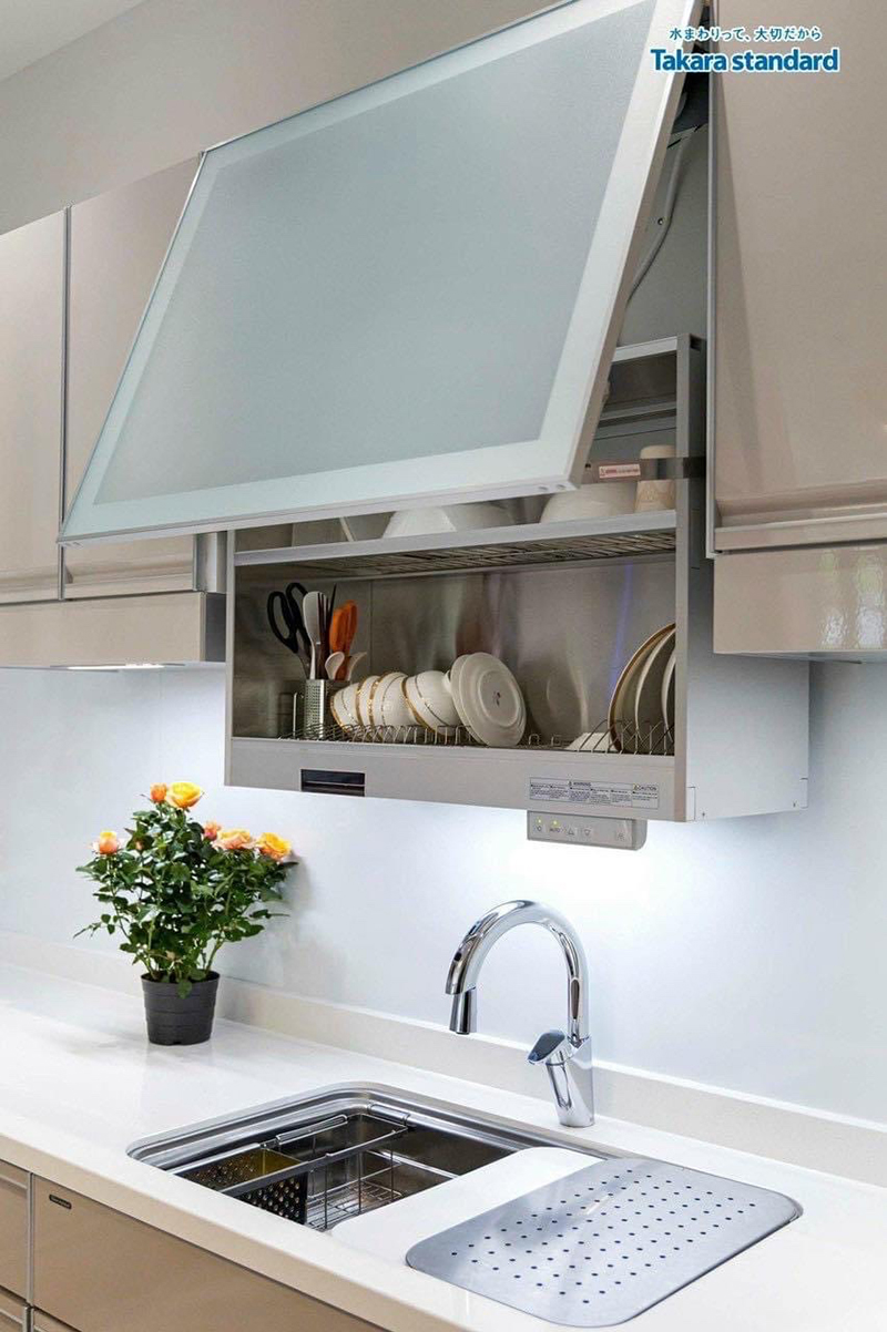 Chạn sấy bát nâng hạ Kanzawa | E090D35