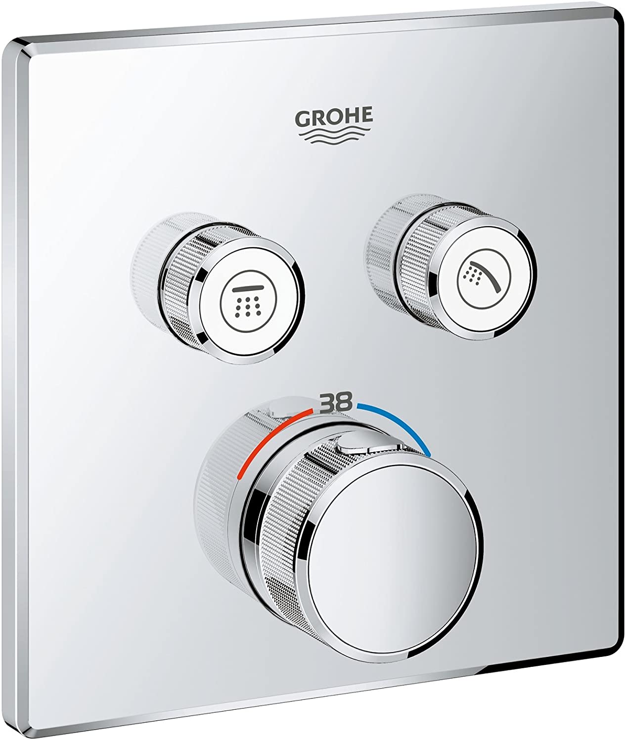 Mặt bộ trộn ổn nhiệt Grohe SmartControl | 29124000
