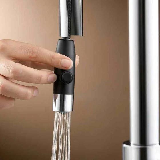 Vòi rửa bát Blanco Carena S Vario màu Tartufo | 521376