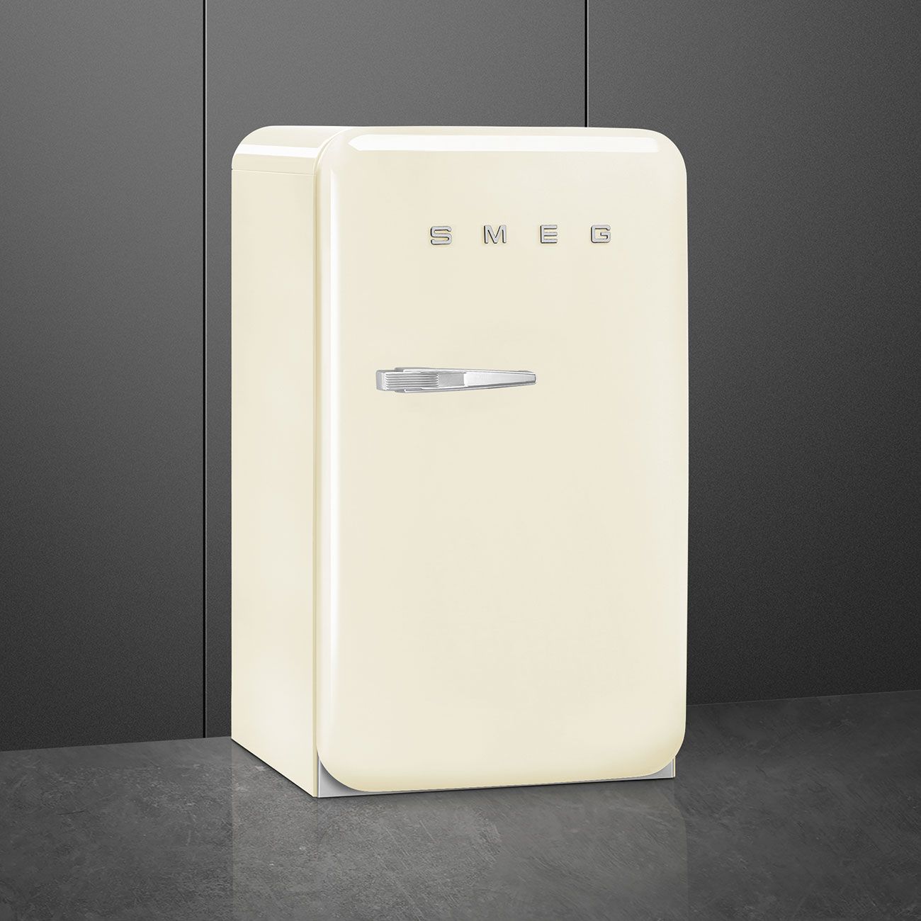 Tủ lạnh SMEG mini màu kem có ngăn đá | FAB10RCR6