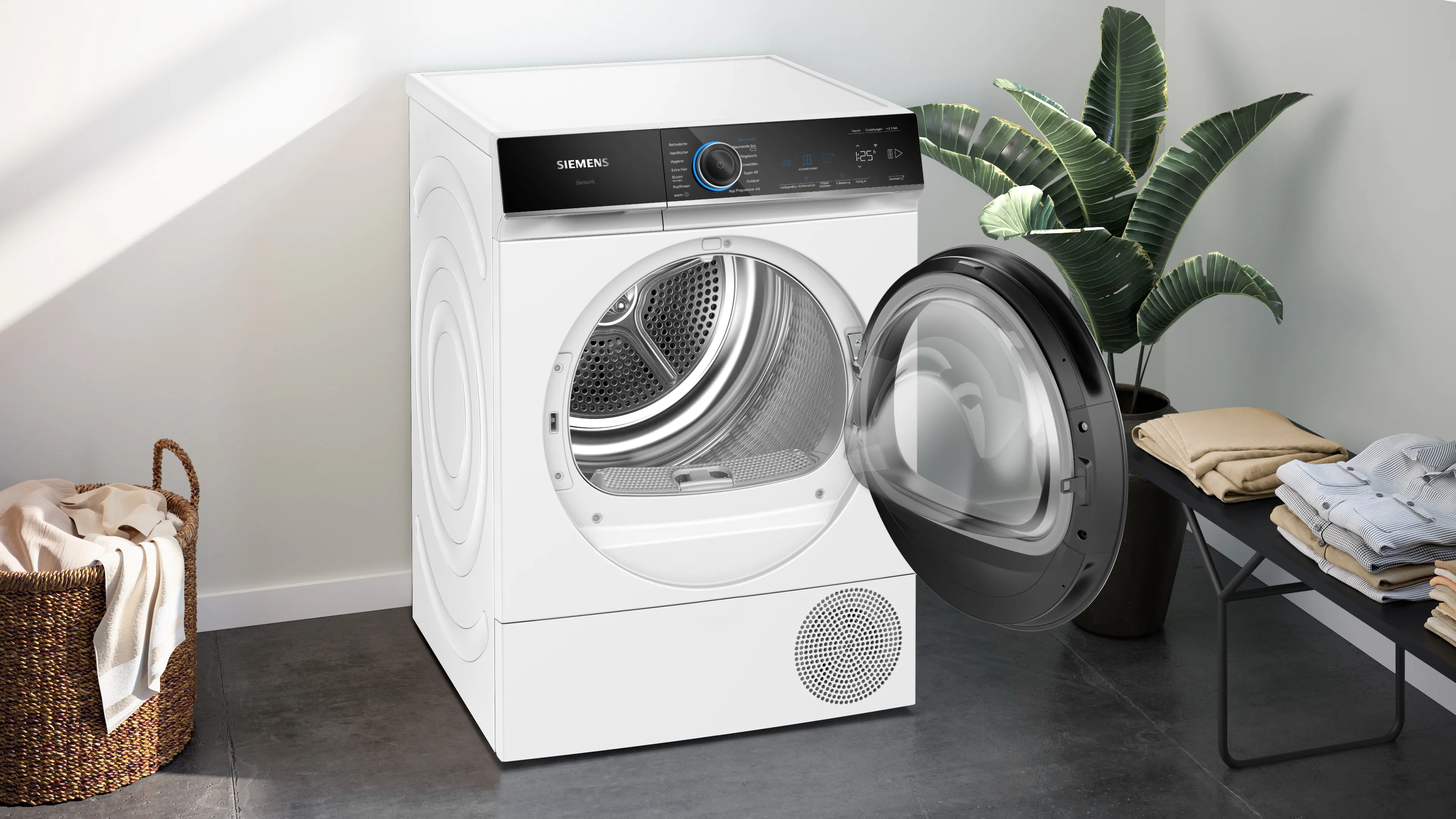 Máy sấy bơm nhiệt 9 kg Siemens iQ700  | WQ45B2B40