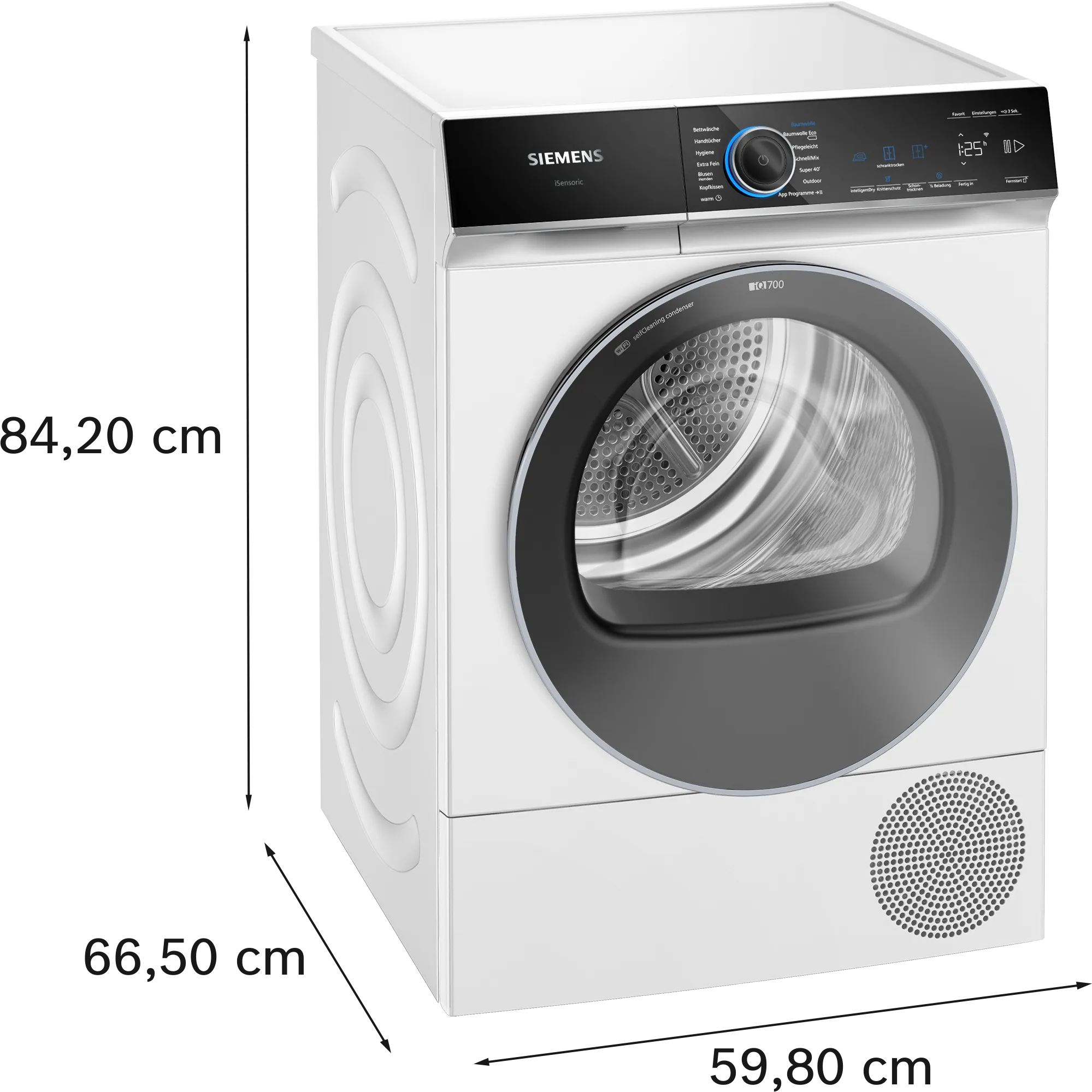 Máy sấy bơm nhiệt 9 kg Siemens iQ700  | WQ45B2B40