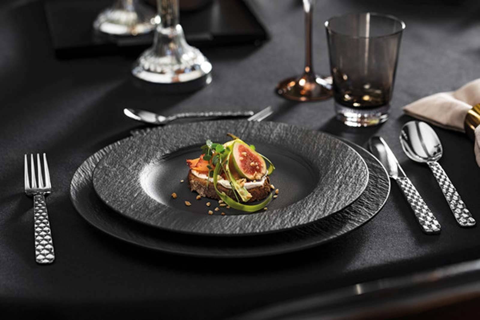 Set bát đĩa Villeroy Boch Manufacture Rock 16 món