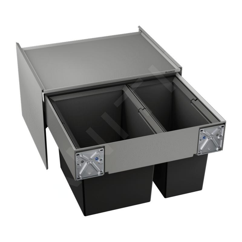 Thùng rác âm tủ Blanco Select 60/2 60cm | 518723
