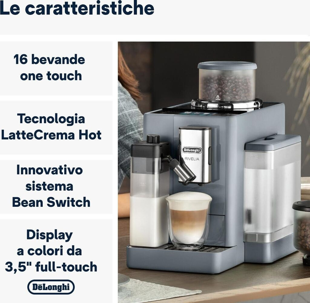Máy pha cafe tự động Delonghi Rivelia | EXAM440.55.G