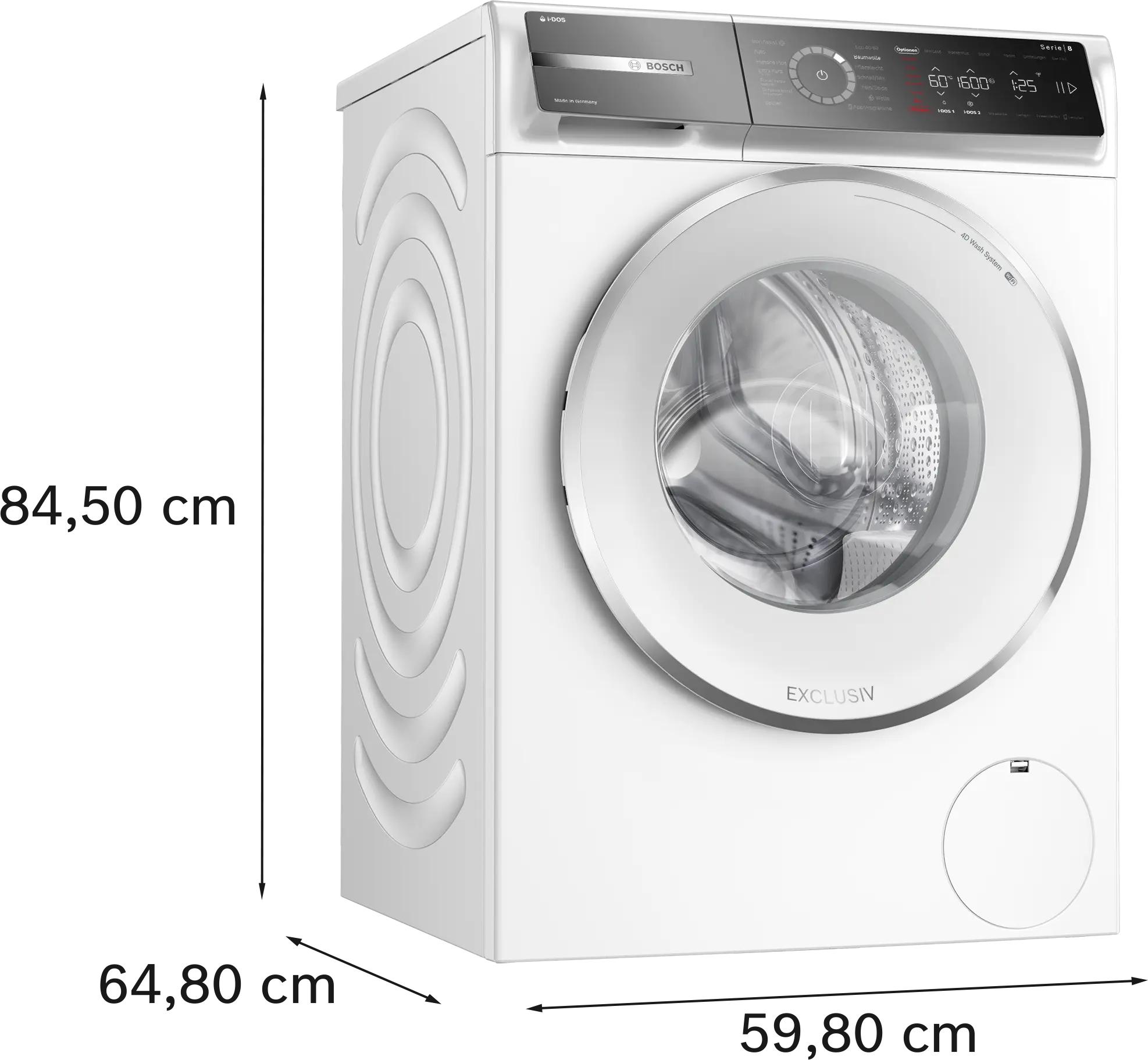 Máy giặt chống nhăn Bosch 11KG Series 8 | WGB266A90