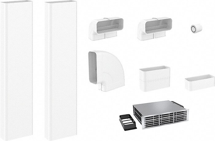 Bộ ống kèm hộp tuần hoàn cho hút mùi bếp Miele | DFKS-U