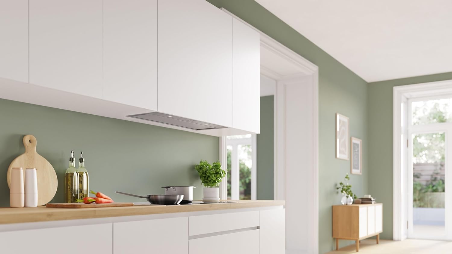 Hút mùi âm tủ Bosch Series 6 size 86cm | DLN87AC50