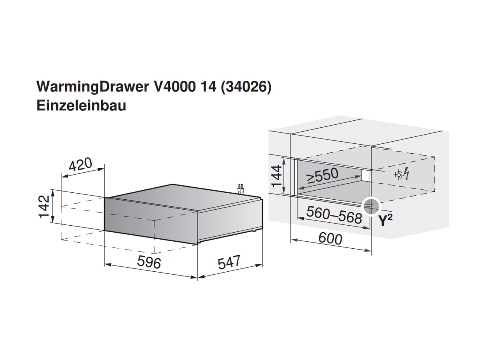 Ngăn hâm nóng thức ăn V-ZUG V4000 | 3402600003