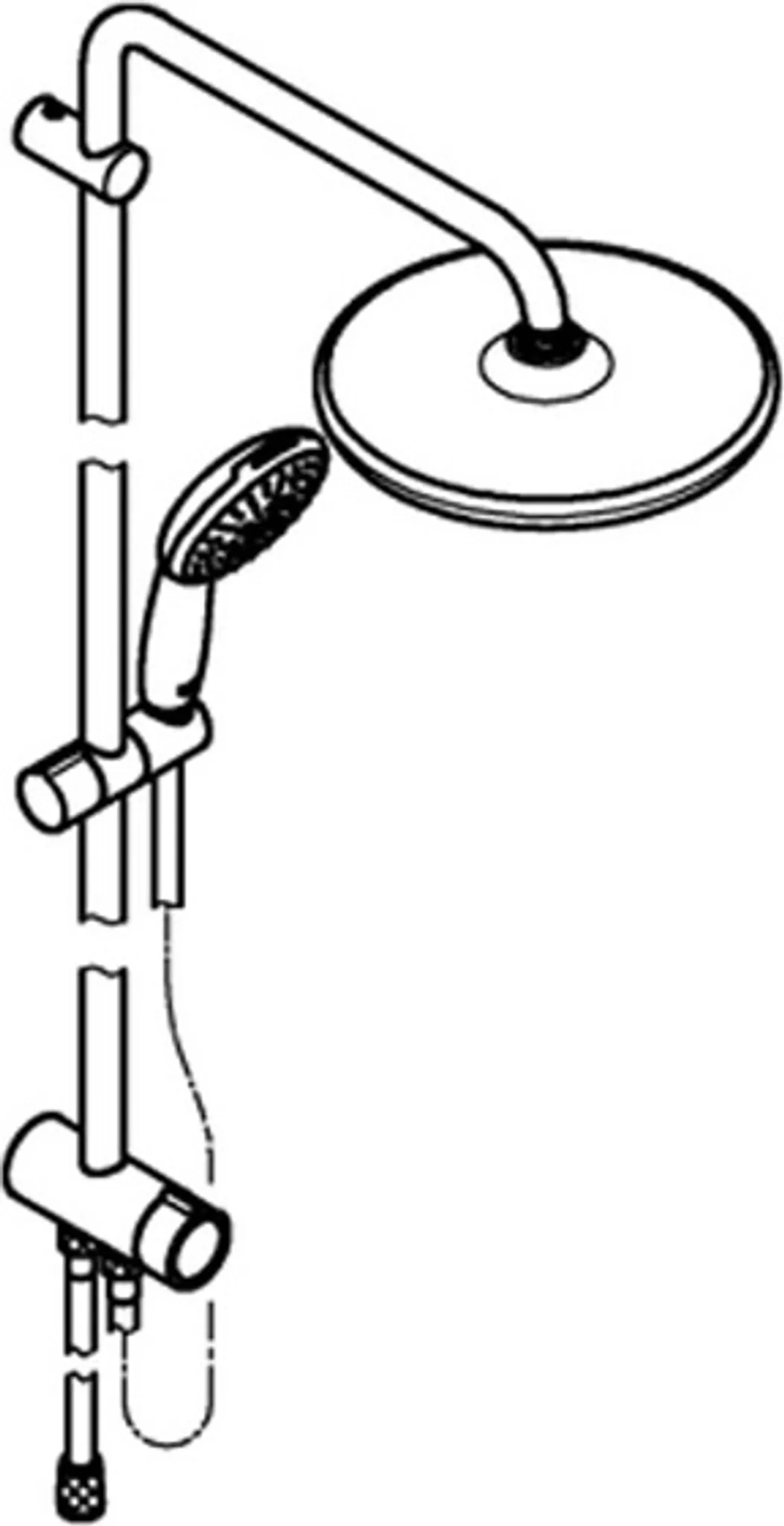 Sen tắm Grohe Tempesta System 250 | 26675001+34567000