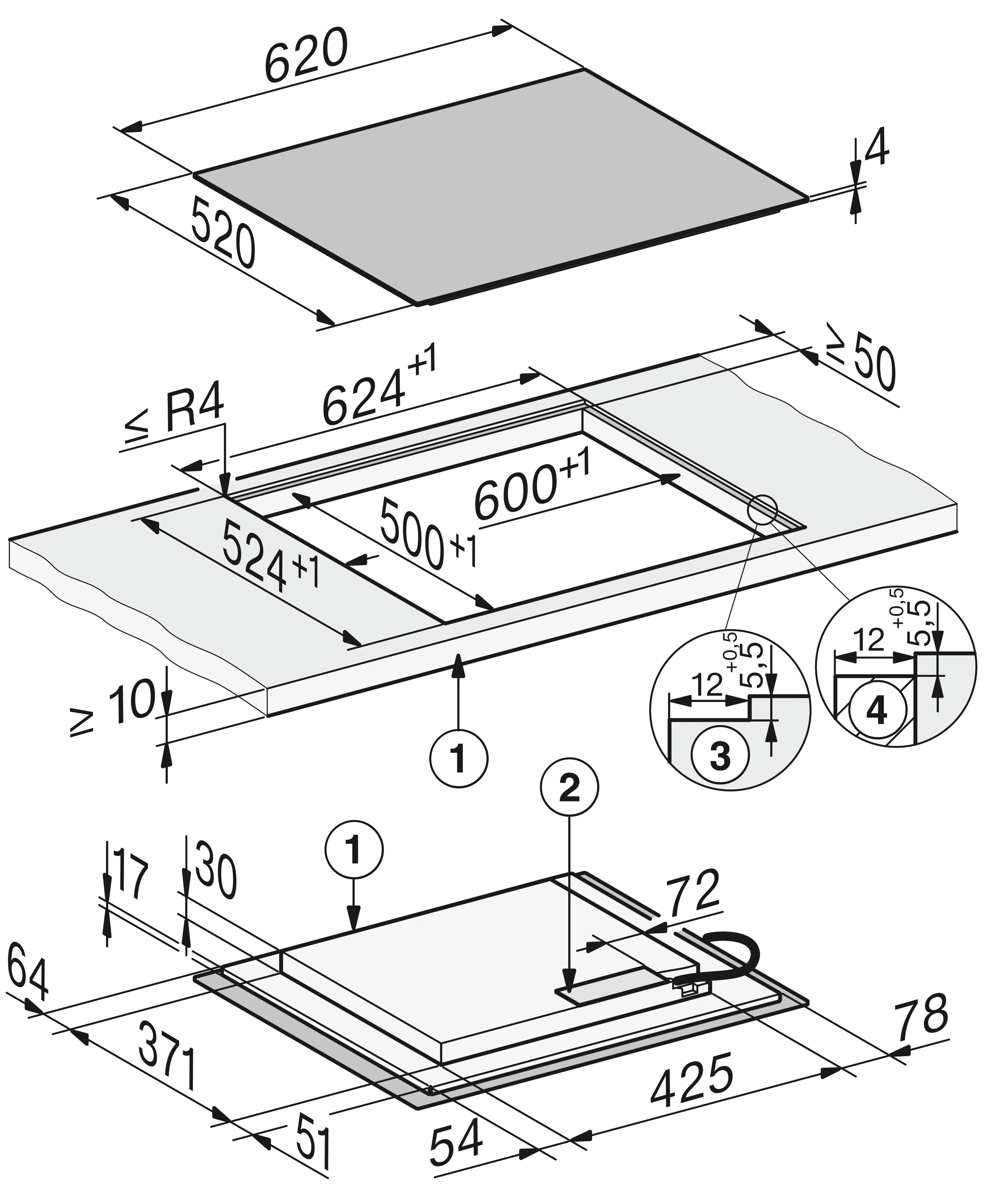 Bếp từ Miele | KM 8462 FL