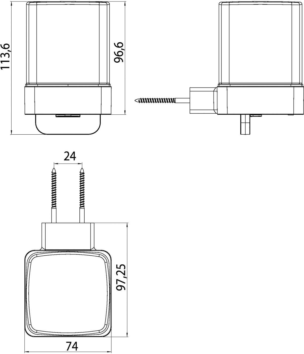 Bình đựng xà phòng Emco Loft | 052100103