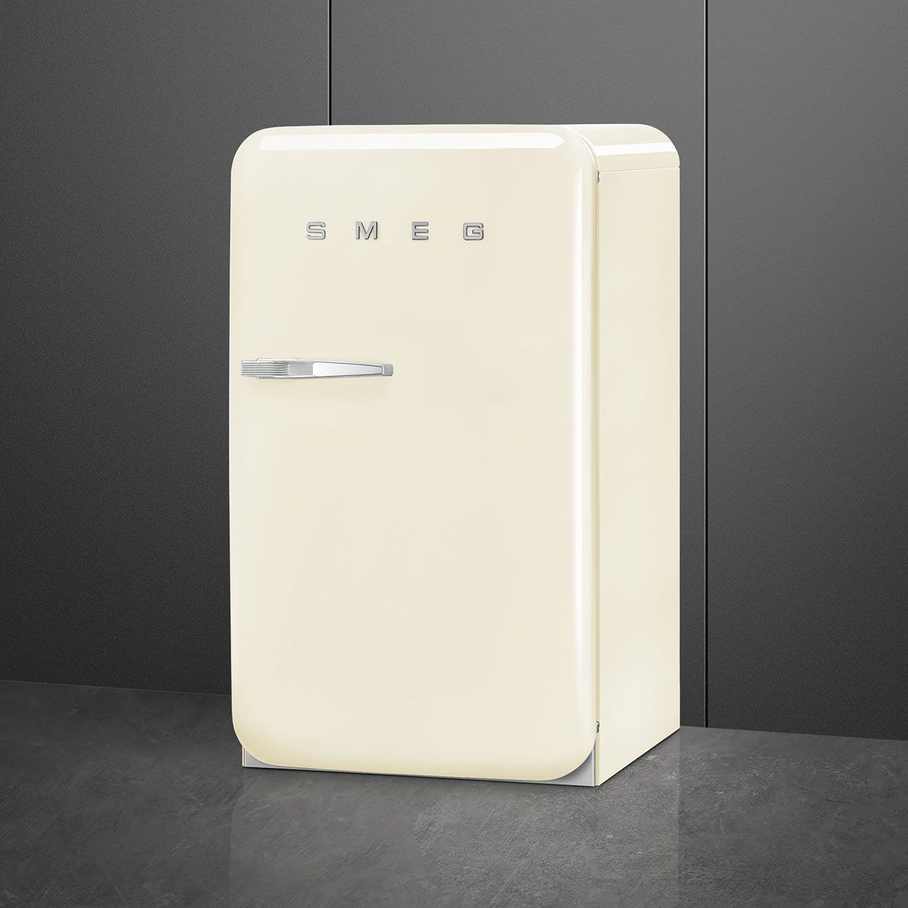 Tủ lạnh SMEG mini màu kem có ngăn đá | FAB10RCR6