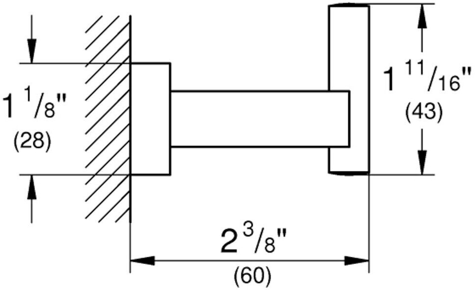 Móc Áo Grohe Essentials Cube | 40511001