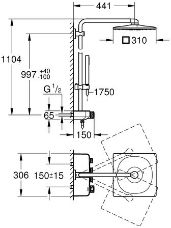 Sen cây Grohe Euphoria SmartControl System | 26508000