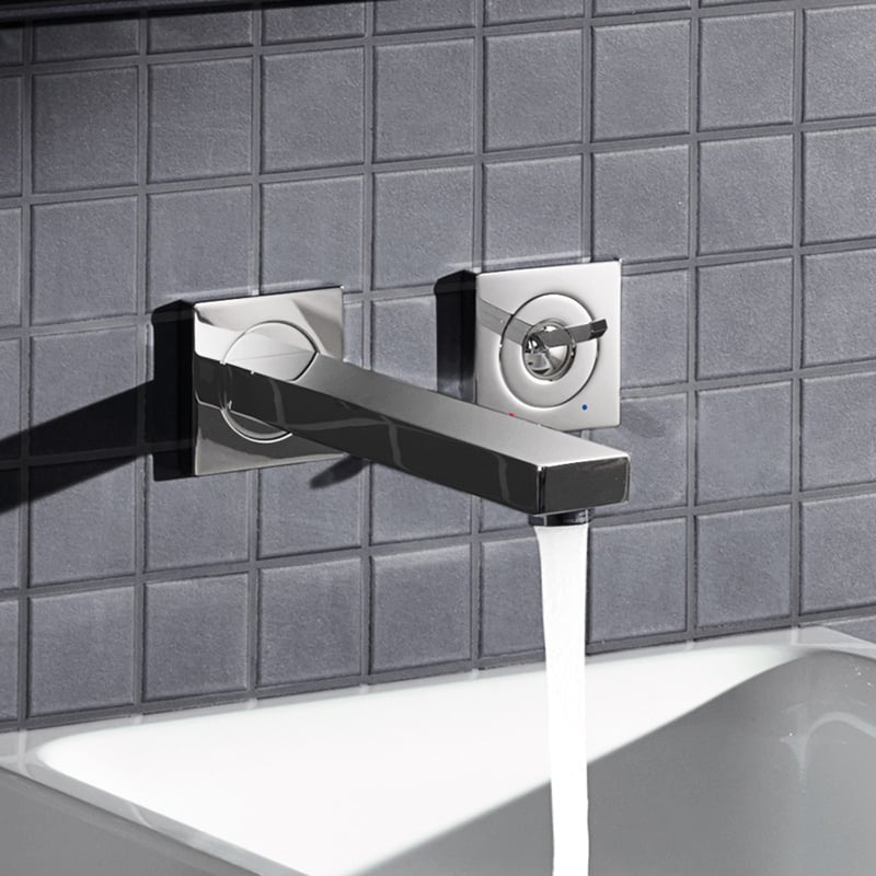 Vòi lavabo âm tường Grohe Eurocube Joy 2 | 19998000+23429000