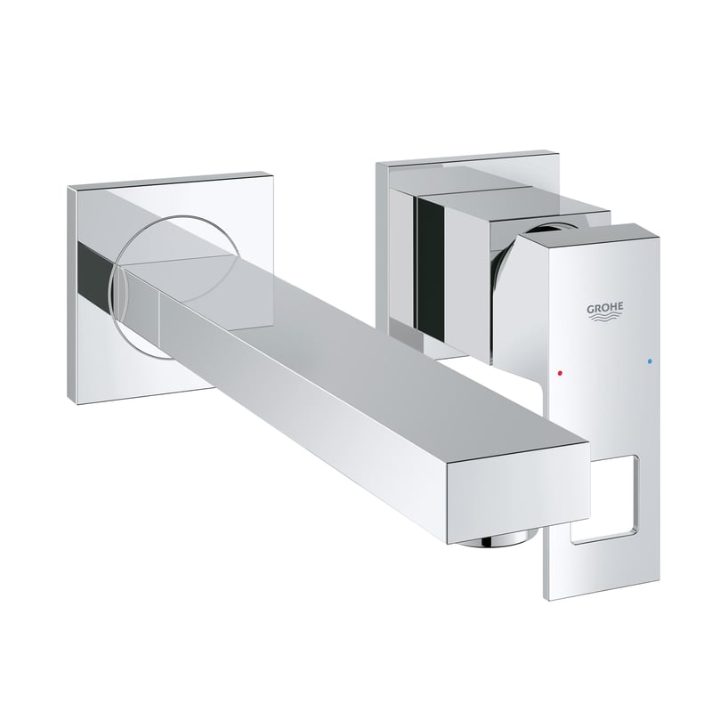 Vòi lavabo âm tường Grohe Eurocube | 23447000+23200000