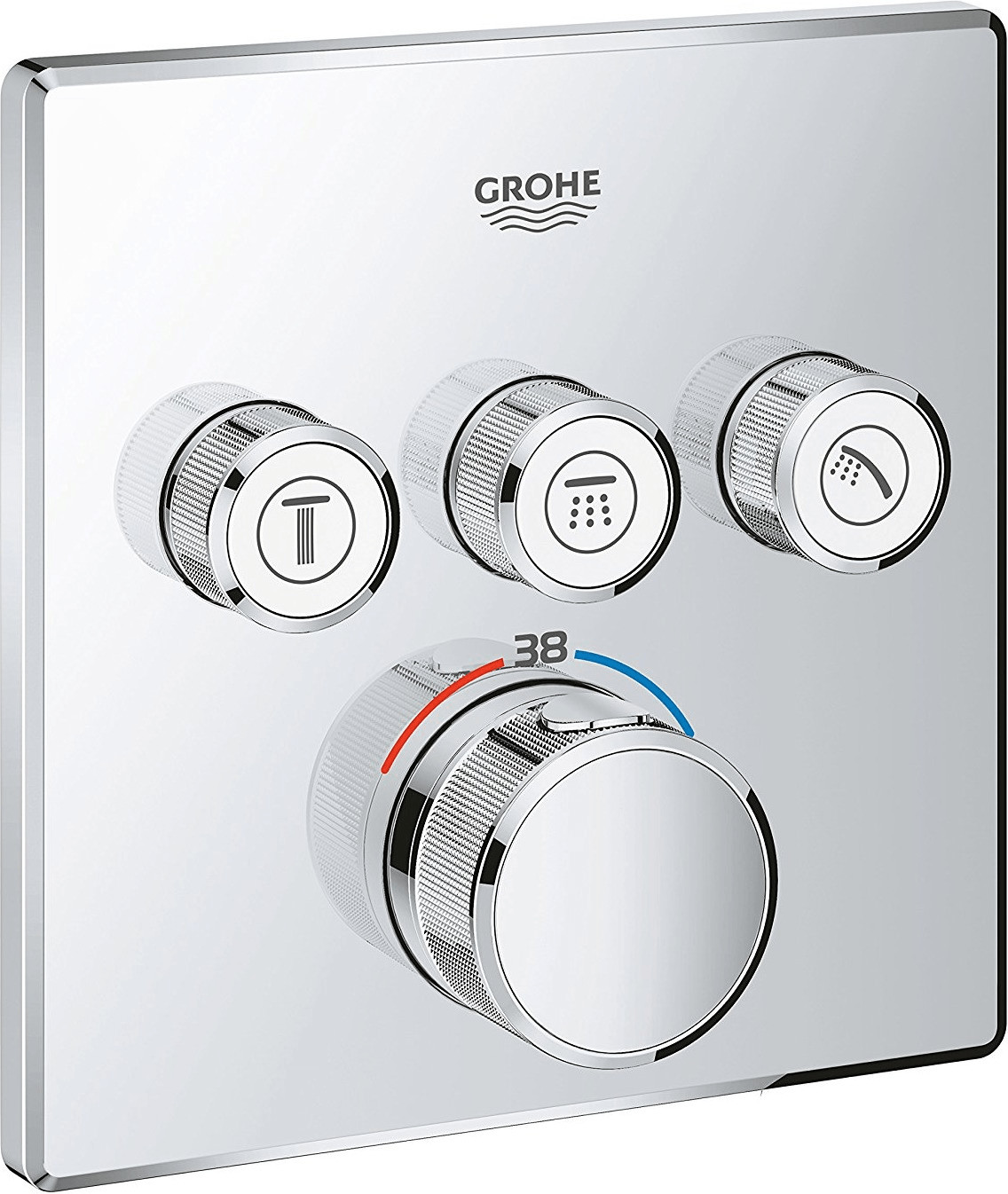 Mặt điều khiển Sen Âm tường Grohe Grohtherm SmartControl | 29126000