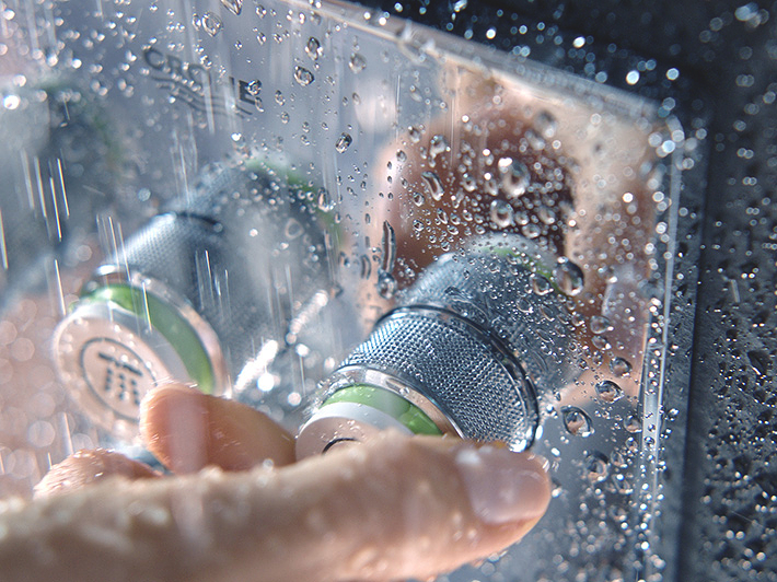 Bộ sen âm tường thả trần Grohe Rainshower 310 SmartActive Cube | 3470600D