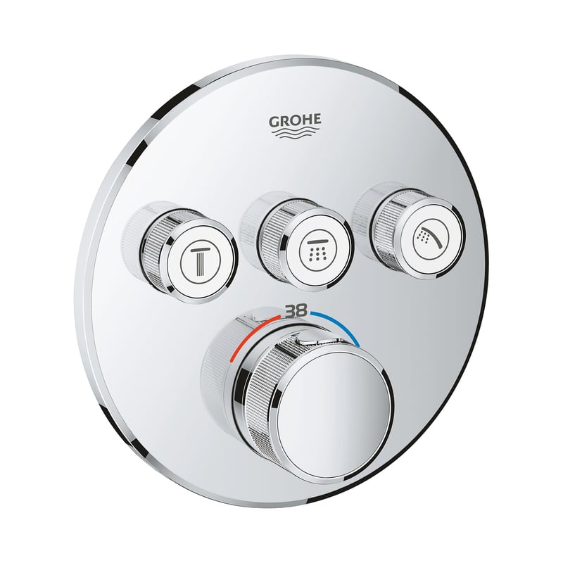 Mặt bộ trộn sen âm tường Grohe Grohtherm SmartControl | 29121000